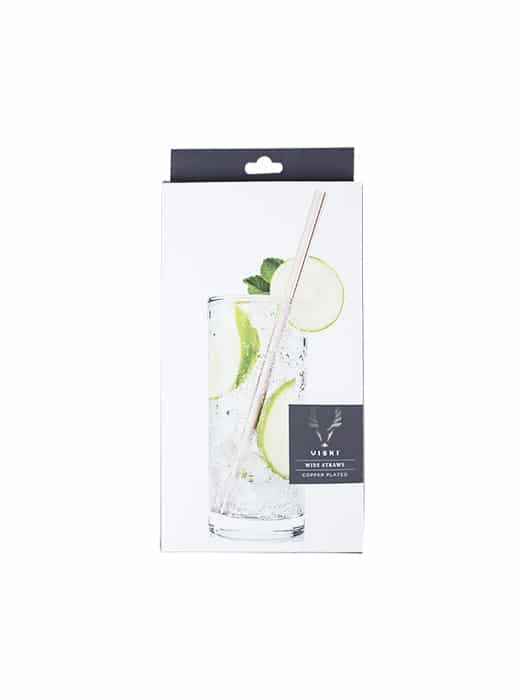 Set of 4 copper straws 8.5in – Viski