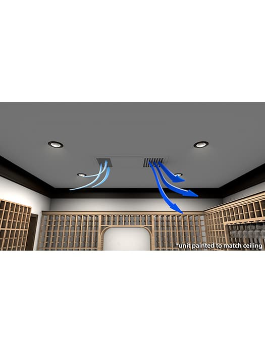 Climatiseur de cave à vin Mini Ceiling Mount Advanced - WhisperKOOL