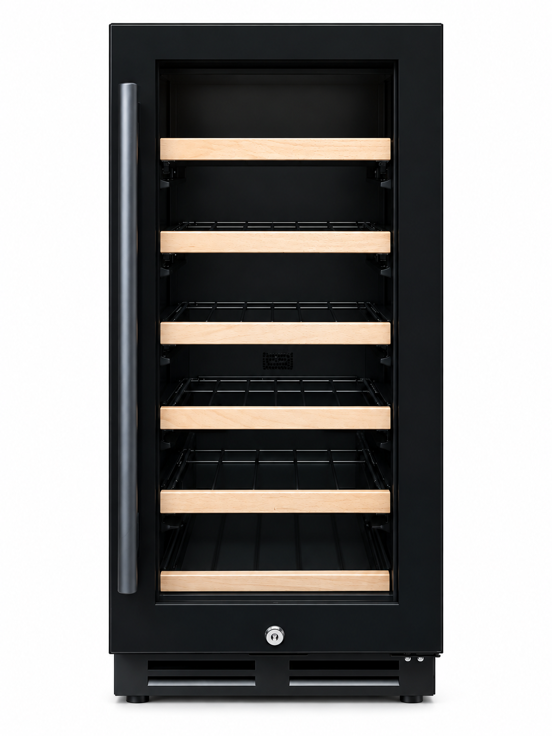 Cellier 28 bouteilles - 1 zone - Full Glass noir - Vinum