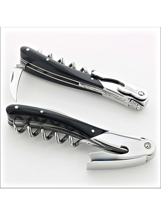 Melchior Black Horn Corkscrew- Chateau Laguiole