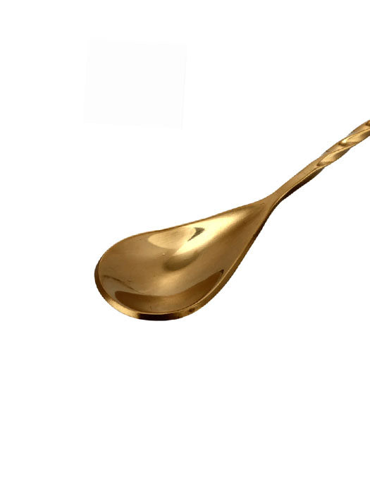 Cuillère Teardrop 30 cm Or - Yukiwa