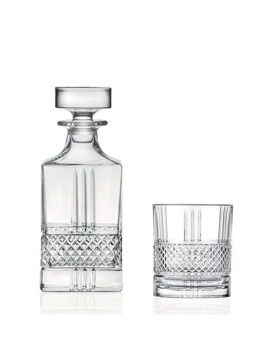 Ensemble 6 verres Old Fashioned et 1 Carafe