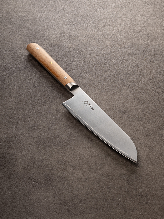 Couteau polyvalent Santoku (hêtre) Série Classique - Hazaki