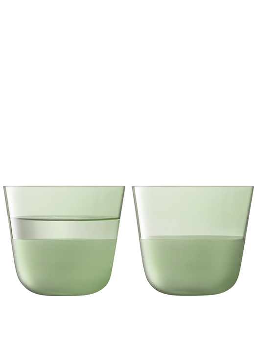 Verres Tumbler Arc Contrast MOSS 260ml (lot de 2)- LSA