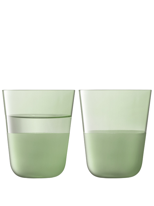 Verres Tumbler Arc Contrast MOSS 380ml (lot de 2)- LSA