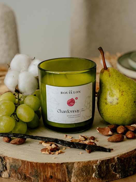 Bougie Chardonnay- La Bouillon