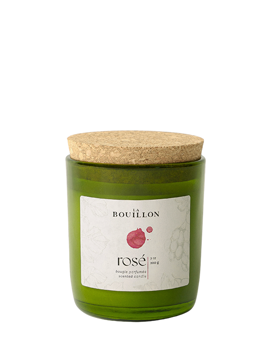 Bougie Rosé- La Bouillon