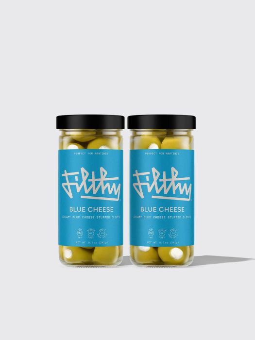 Olives Queen farcies au fromage bleu (237 ml) - Filthy
