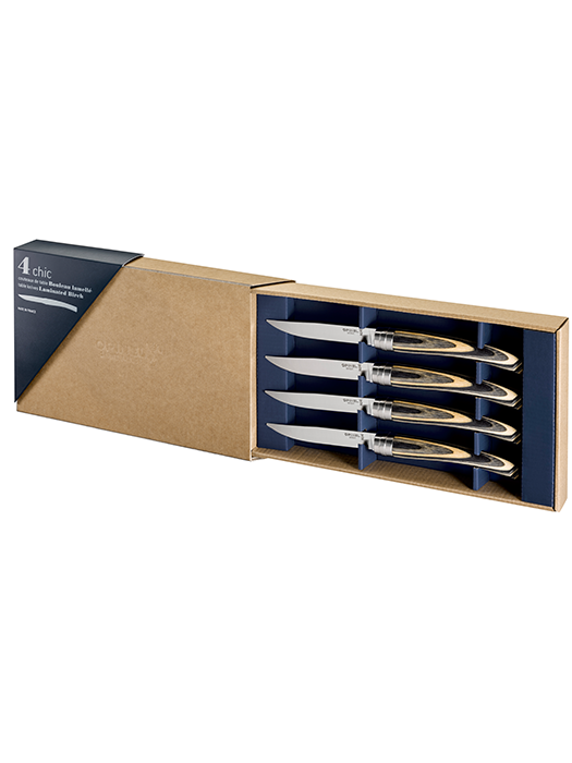 Coffret de 4 couteaux de table CHIC- Opinel
