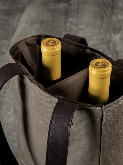 Sac de transport 2 bouteilles Canvas- Picnic Time