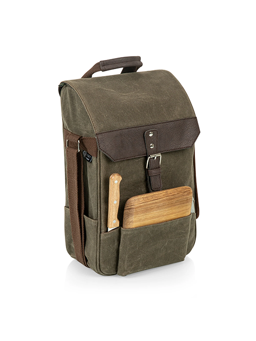 Sac de transport 2 bouteilles avec accessoires Canvas - Picnic Time