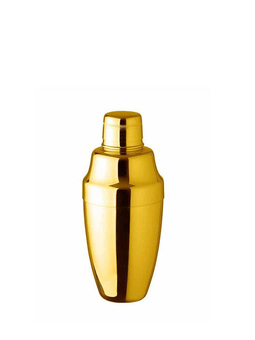 Shaker à cocktail Cobbler Plaqué Or (500ml) - Yukiwa