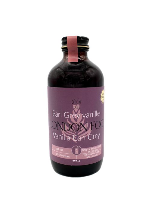 London Fog Earl Grey Vanilla Syrup (237 ml/8 oz) - 3/4 oz