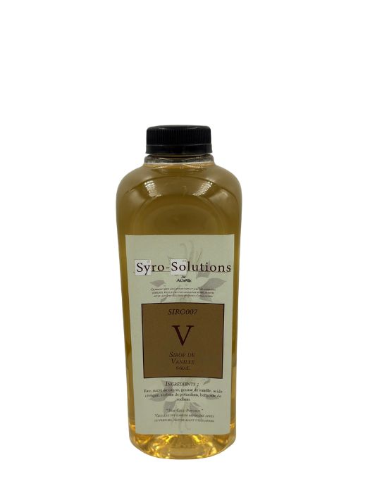 Sirop de Vanille (946 ml) - Syro-Solution