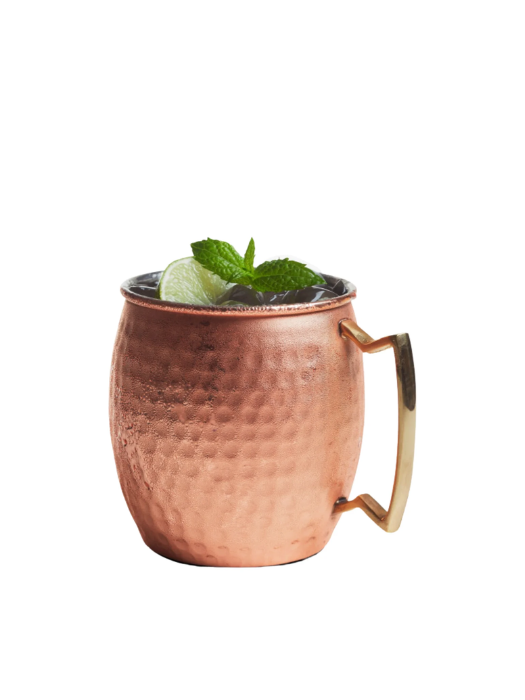 Tasse Moscow Mule martelée en acier inoxydable cuivré (591 ml) – Brilliant