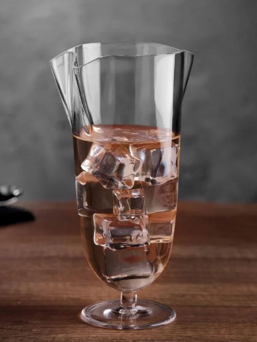 Verre à mélanger à double bec Bar Giani (702 ml) - Nude