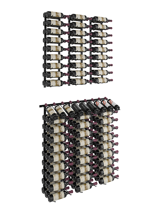 Kit de supports pour 144 bouteilles avec présentoir, Série W - Vintage View