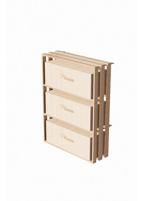 Support à bouteilles pour 3 caisses ou 72 bouteiles - Vinum Rack