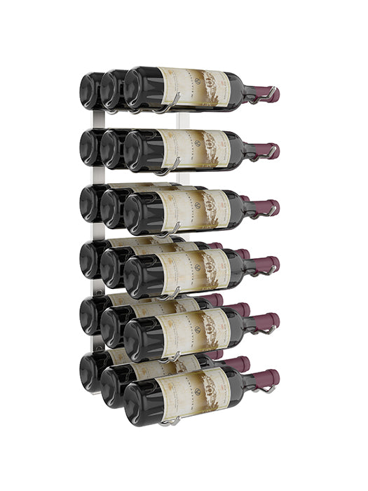 W Series 24-inch 18-bottle Rack - Vintage View