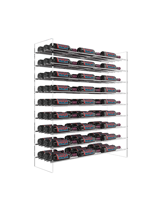 Wine Tower Series 47-inch 91-bottle Rack - Vintage View