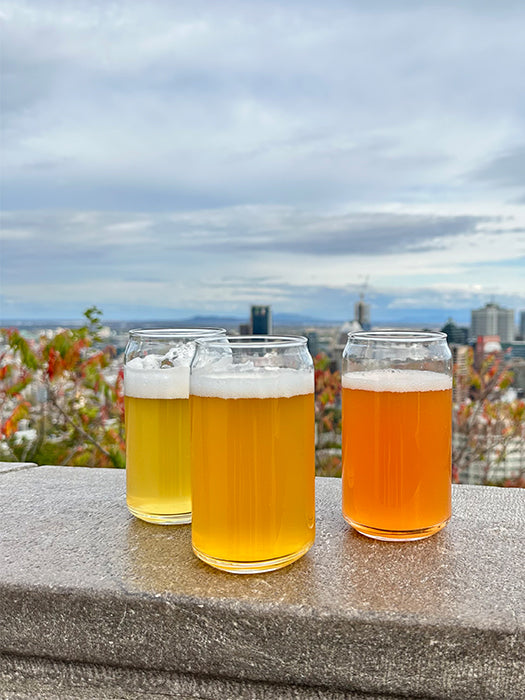 Verre à bière canette